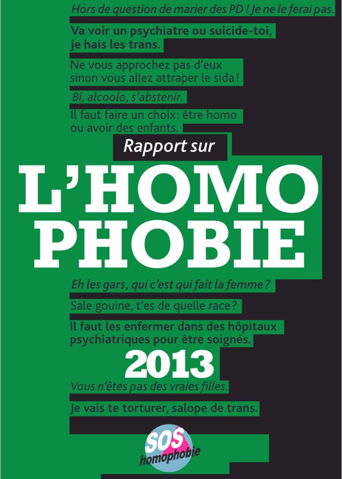 RAPPORT SUR L'HOMOPHOBIE 2013