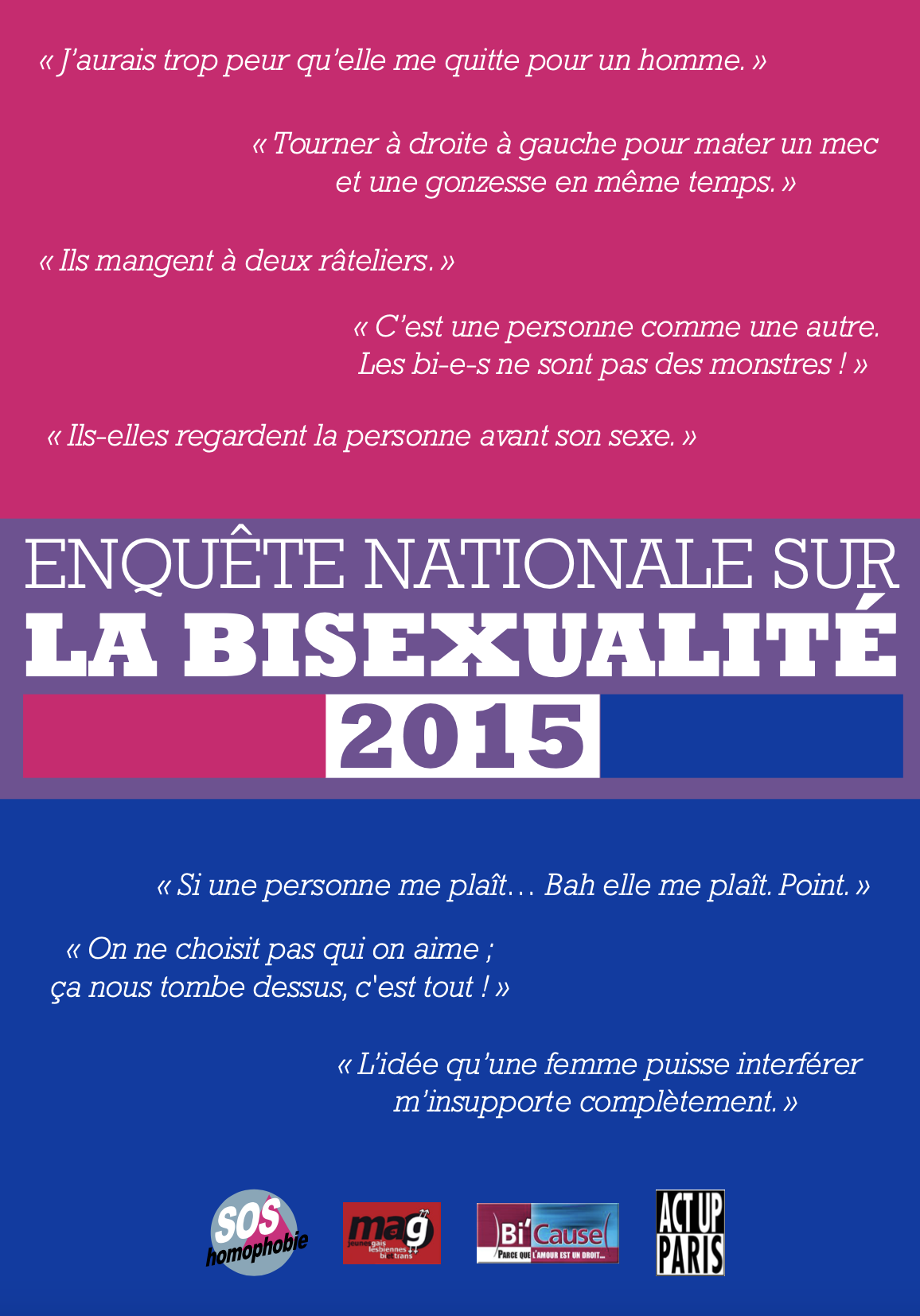 enquête sur la bisexualité